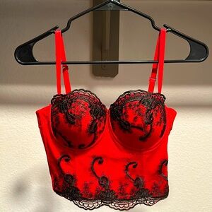 Size small red corset